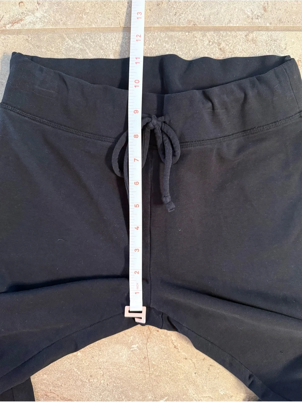 🖤Alo Yoga Black Flare Lounge Pants Drawstring Modal Cotton Blend XS EUC